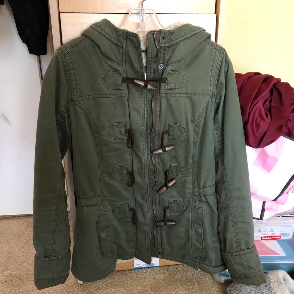 Abercrombie and Fitch olive jacket